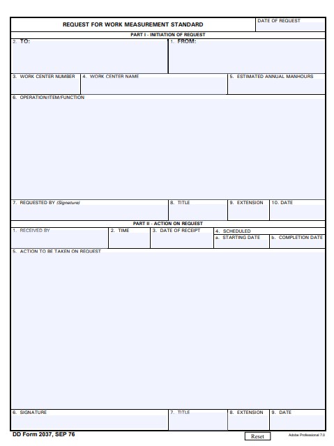 Download dd 2037 Form