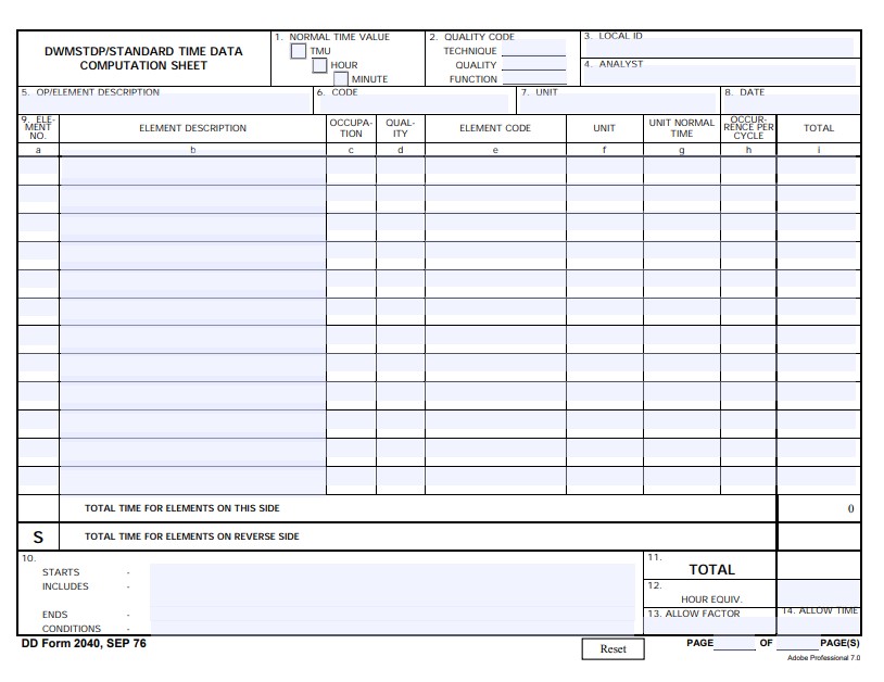 Download dd 2040 Form