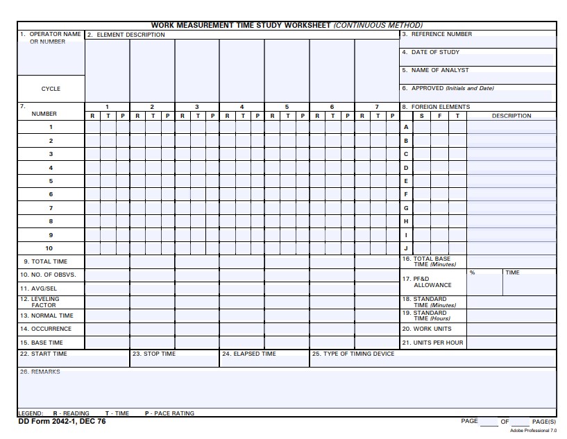 Download dd 2042-1 Form