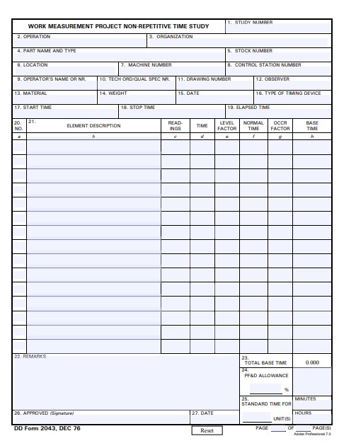 Download dd 2043 Form