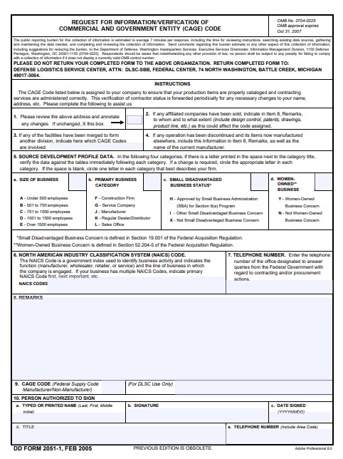 Download dd 2051-1 Fillable Form | suttleandking.com