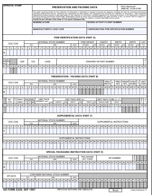 Download dd 2326 Form