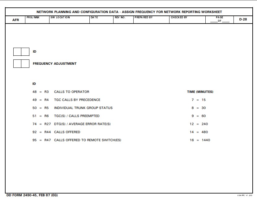 Download dd 2490-45 Form