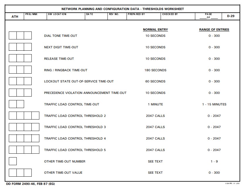 Download dd 2490-46 Form