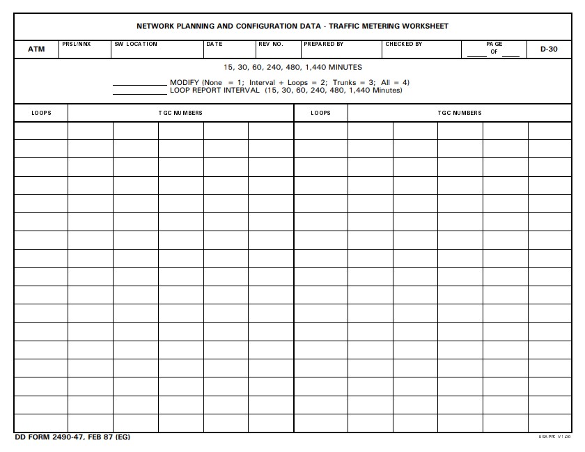 Download dd 2490-47 Form