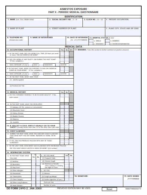 Download dd 2493-2 Form