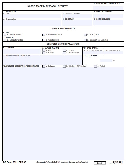 Download dd 2511 Form