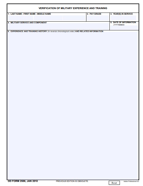 Download dd 2586 Form