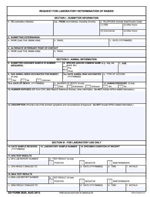 Download dd 2620 Form