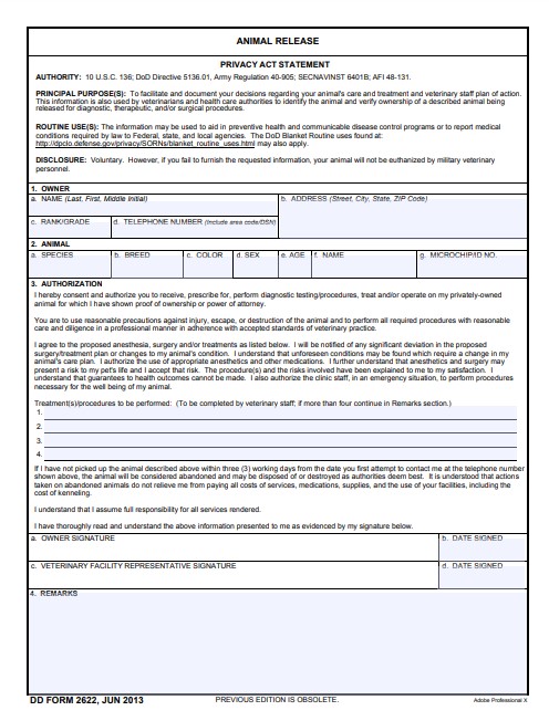 Download dd 2622 Form