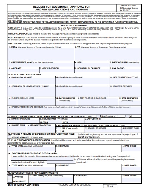 Download dd 2627 Form