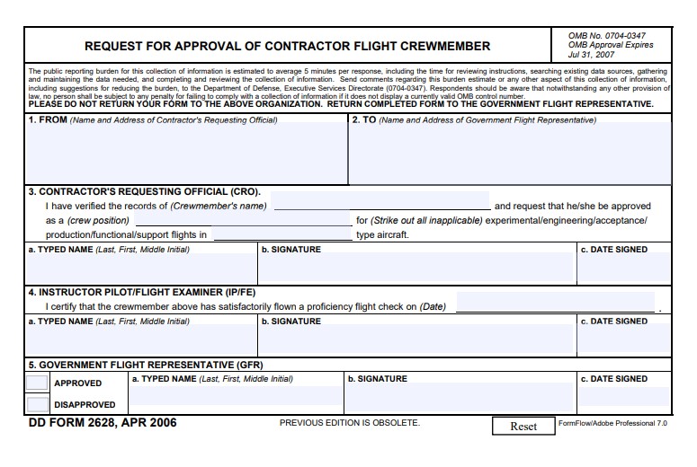 Download dd 2628 Form