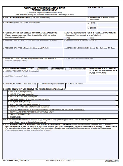 Download dd 2655 Form