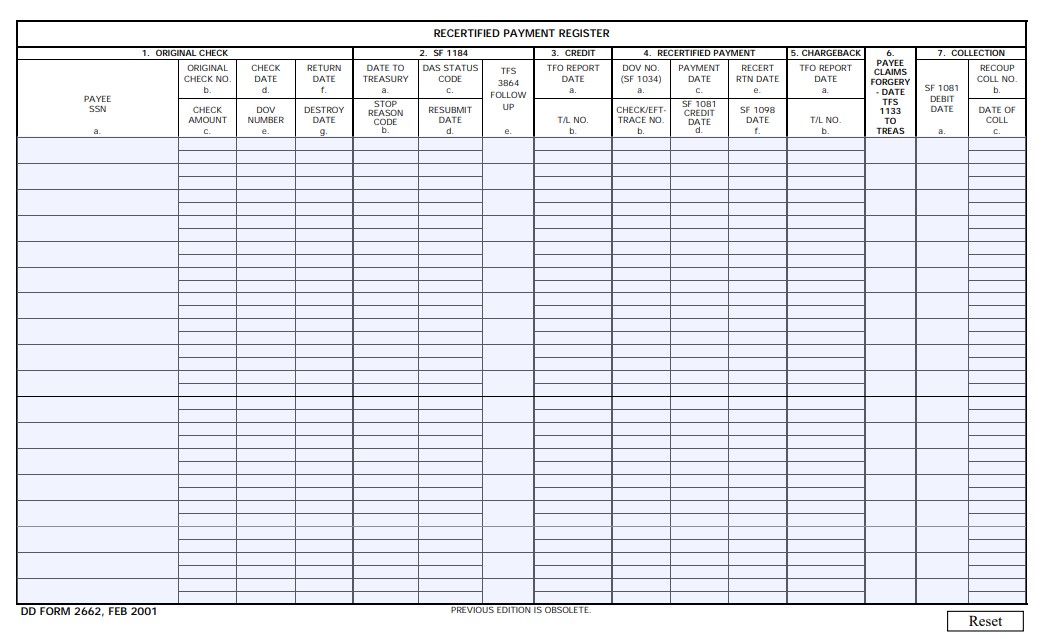 Download dd 2662 Form