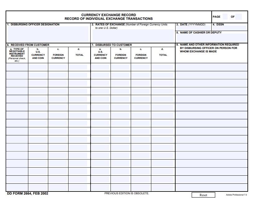 Download dd 2664 Form