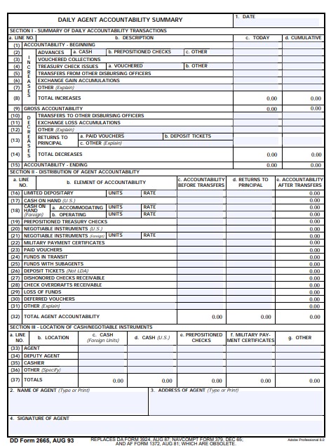 dd form 2665 instructions