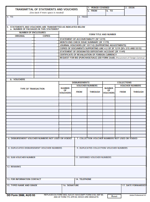 Download dd 2666 Form