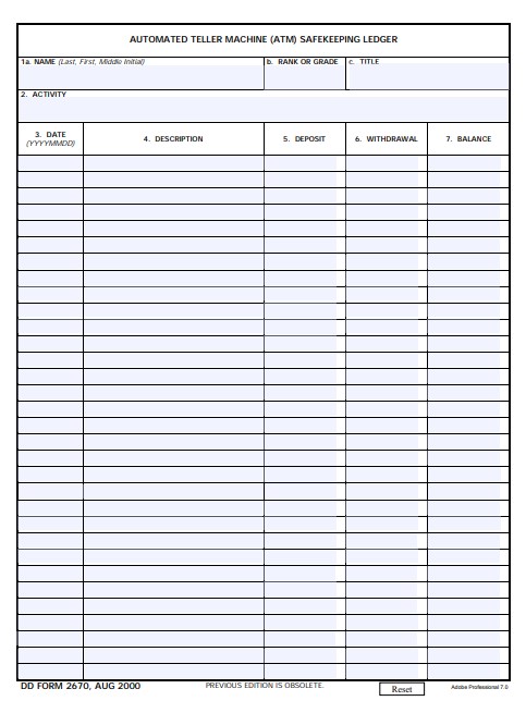 Download dd 2670 Form