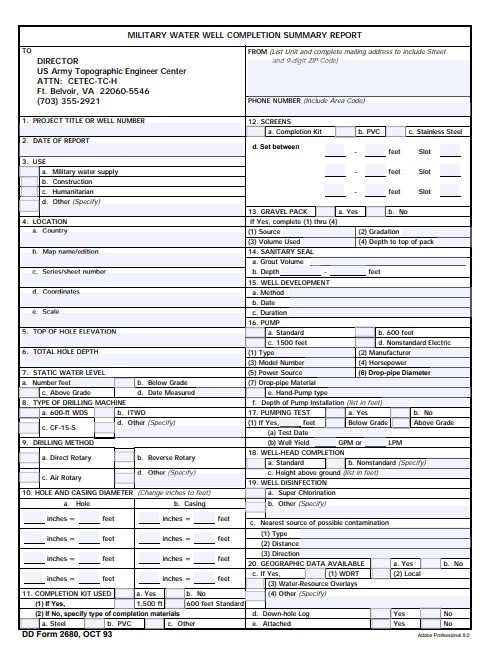 Download dd 2680 Form