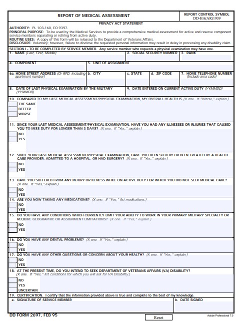 Download dd 2697 Form