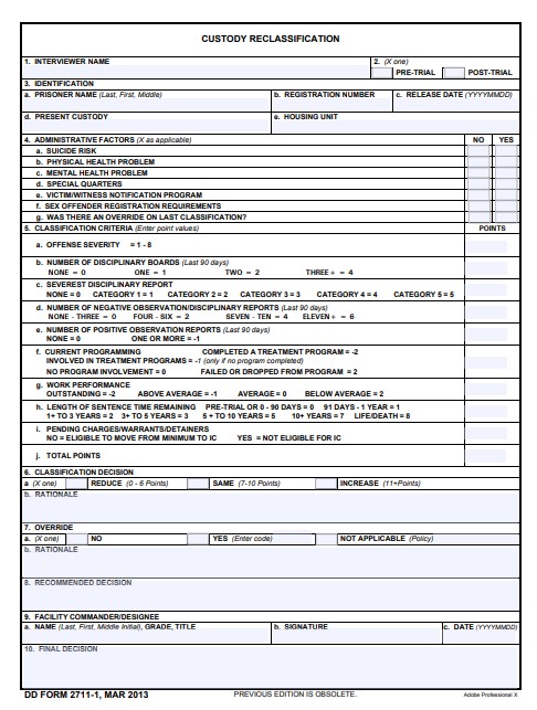 Download dd 2711-1 Form