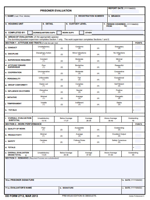 Download dd 2712 Form