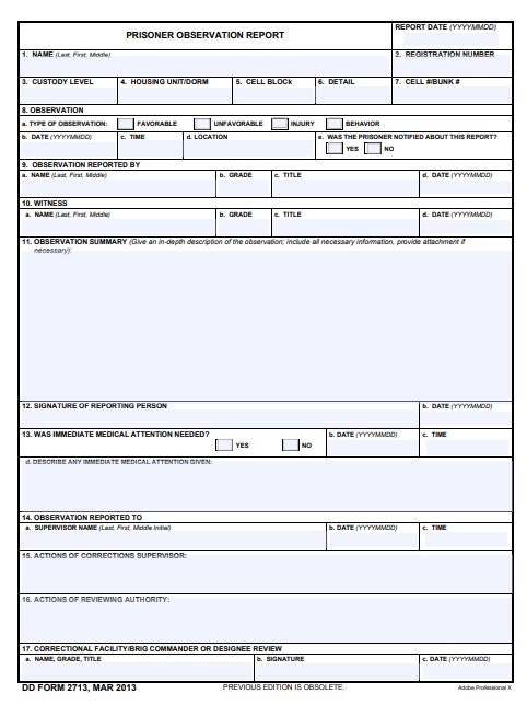 Download dd 2713 Form