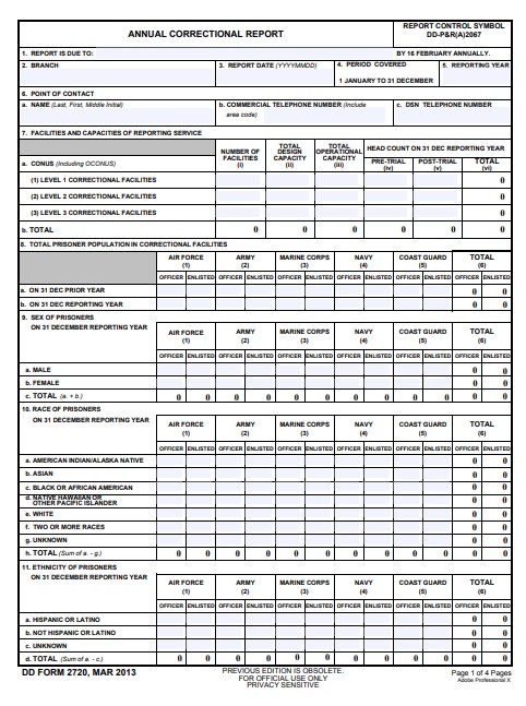 Download dd 2720 Form