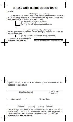 Download dd 2731 Form