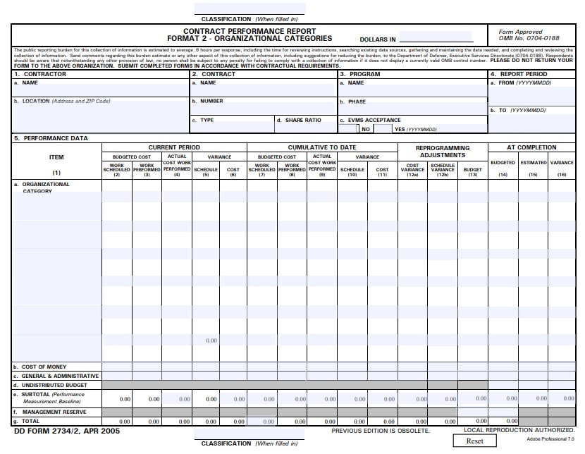 Download dd 2734/2 Form