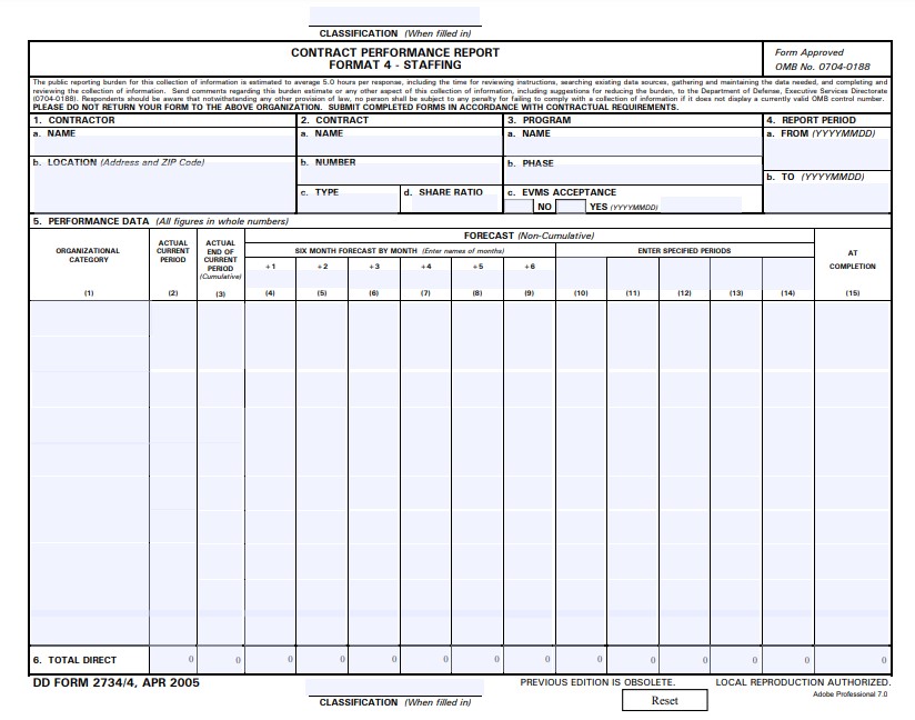 Download dd 2734/4 Form