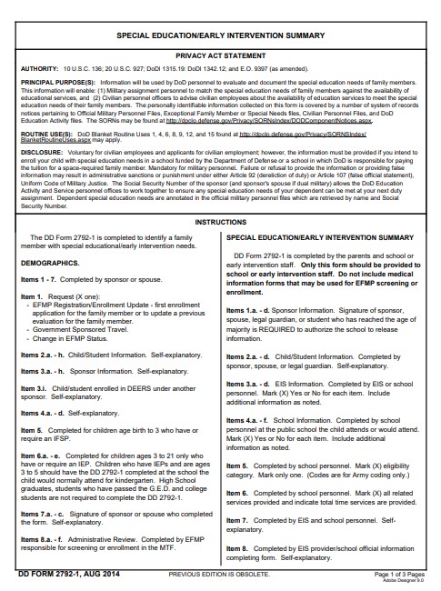 Download dd 2792-1 Form