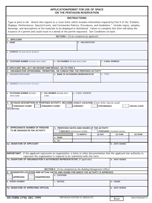 Download dd 2798 Form