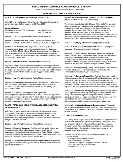 Download dd 2799 Form