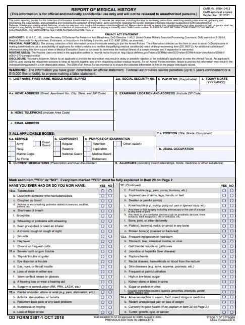 Download dd 2807-1 Form