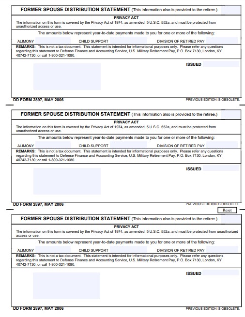 Download dd 2897 Form