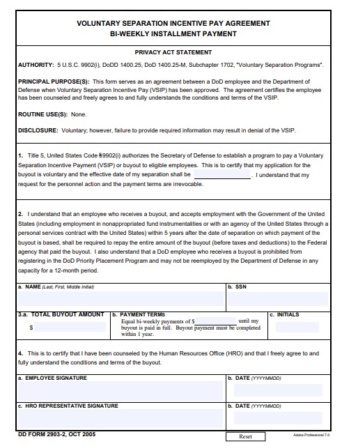 Download dd 2903-2 Form