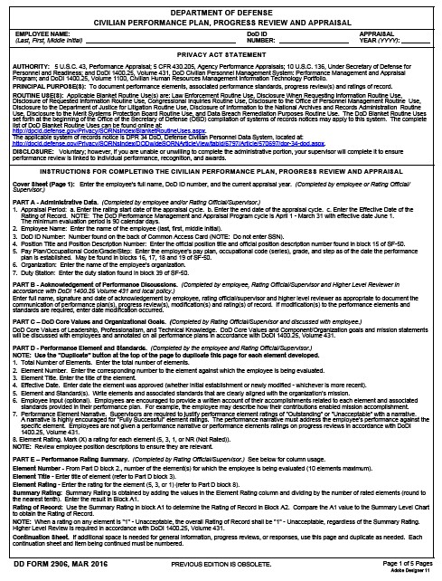 Download dd 2906 Form