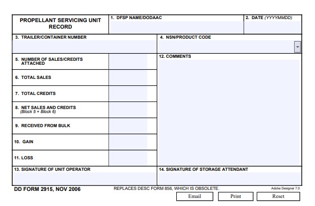 Download dd 2915 Form