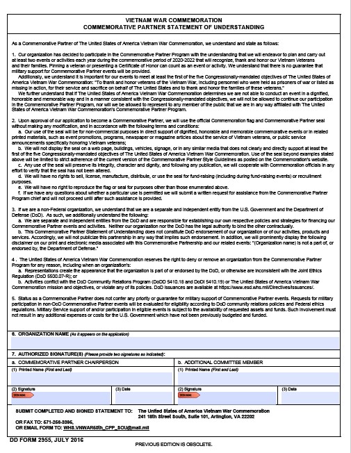 Download dd 2955 Form