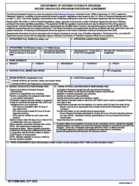 Download dd 3032 Form