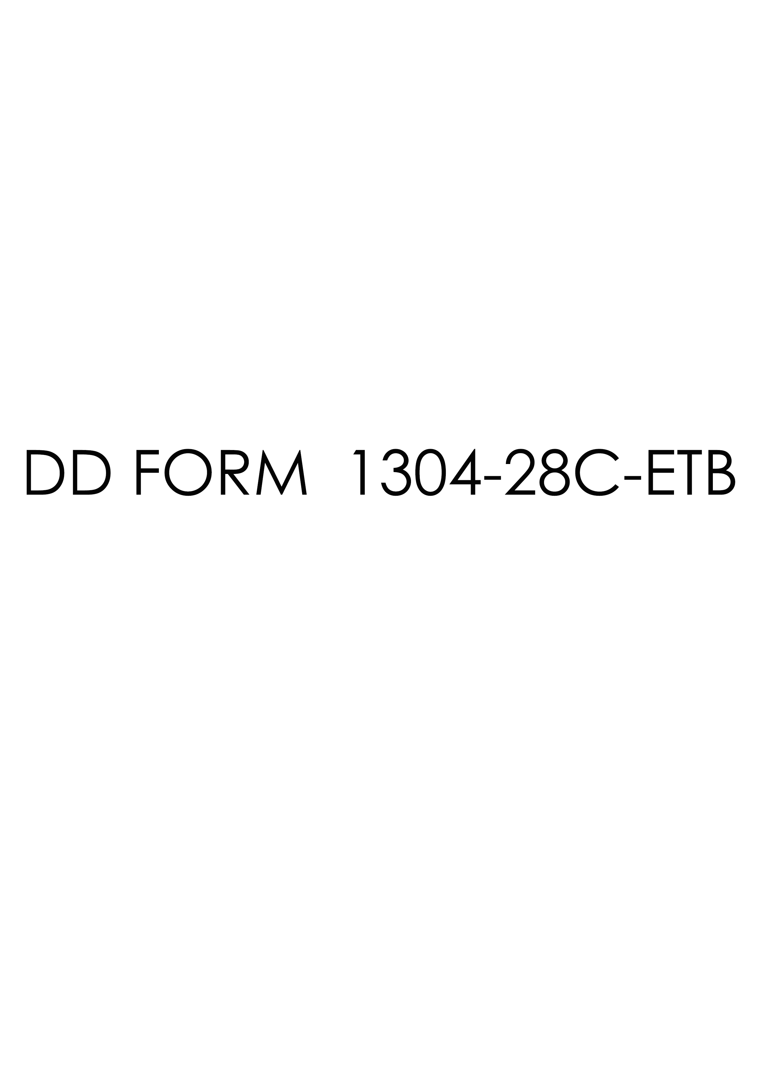 Download dd 1304-28C-ETB Form