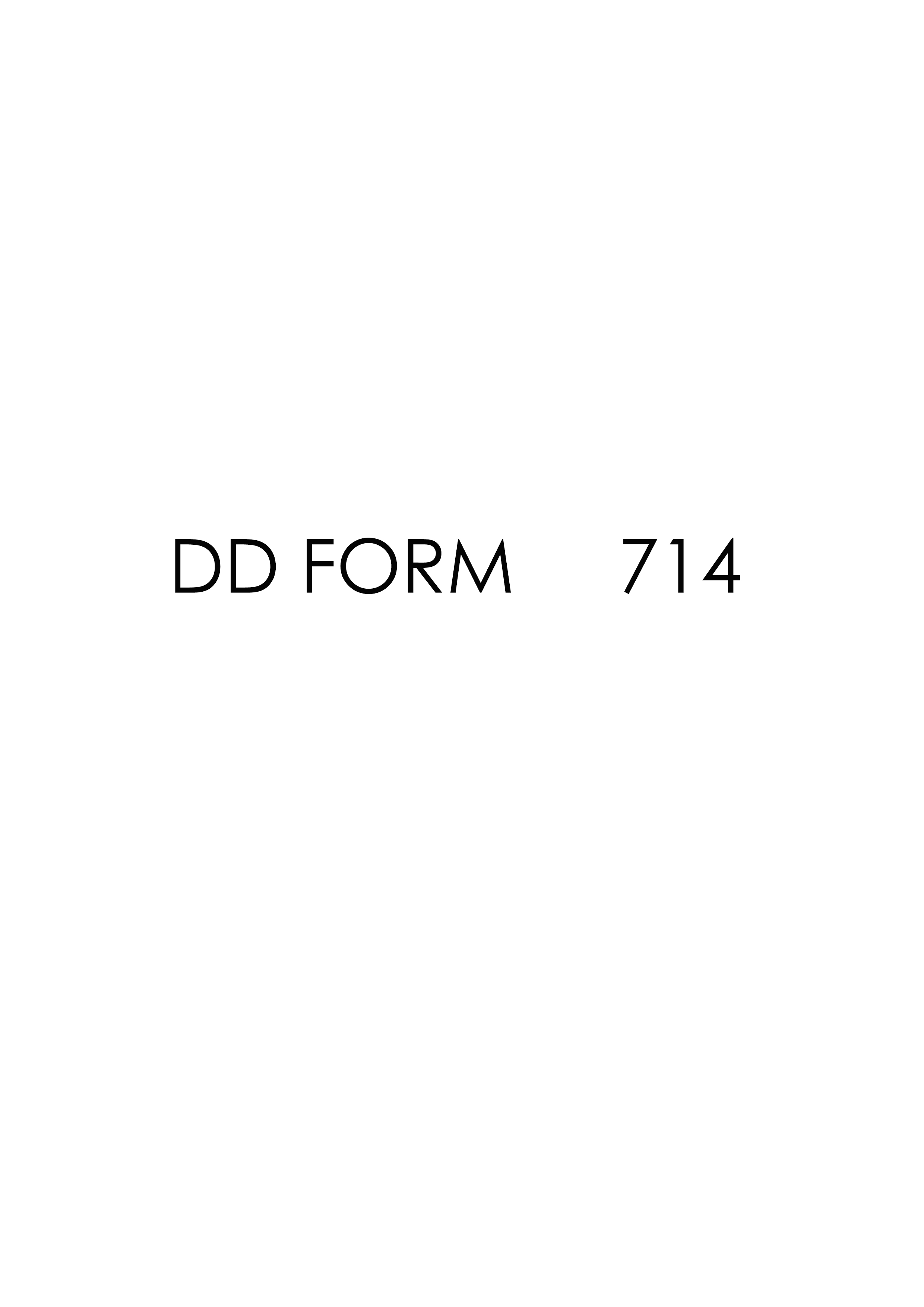 Download dd 714 Form
